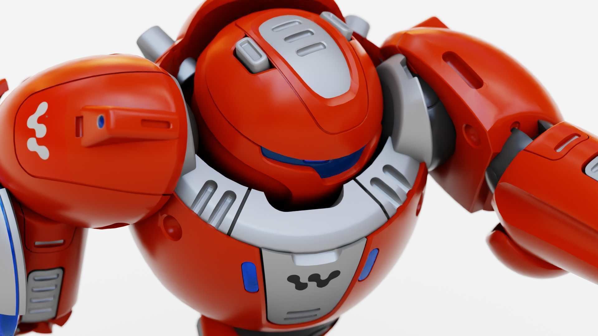 BATTLE DROID OMNIOUS-B  RIGGED 3D model_17