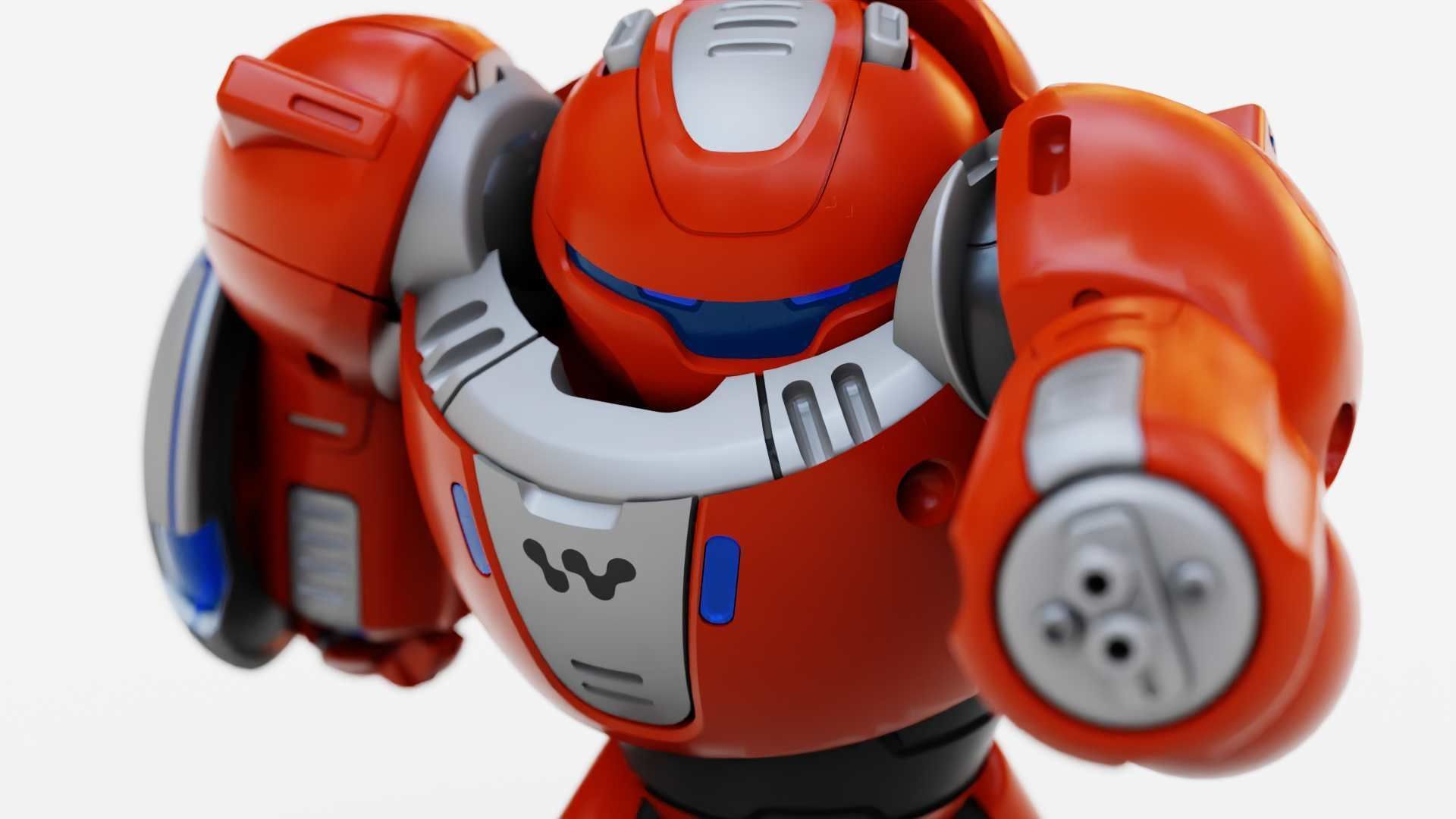 BATTLE DROID OMNIOUS-B  RIGGED 3D model_16