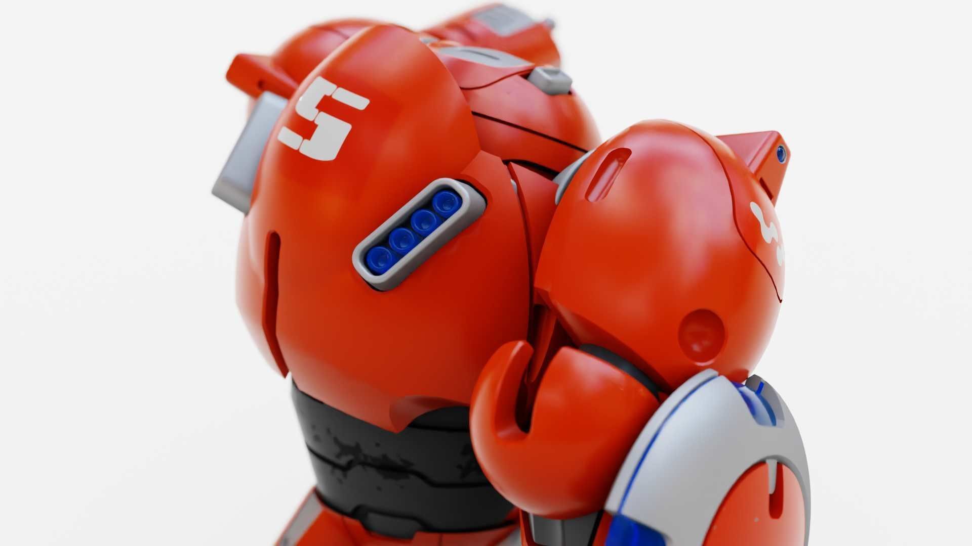 BATTLE DROID OMNIOUS-B  RIGGED 3D model_18