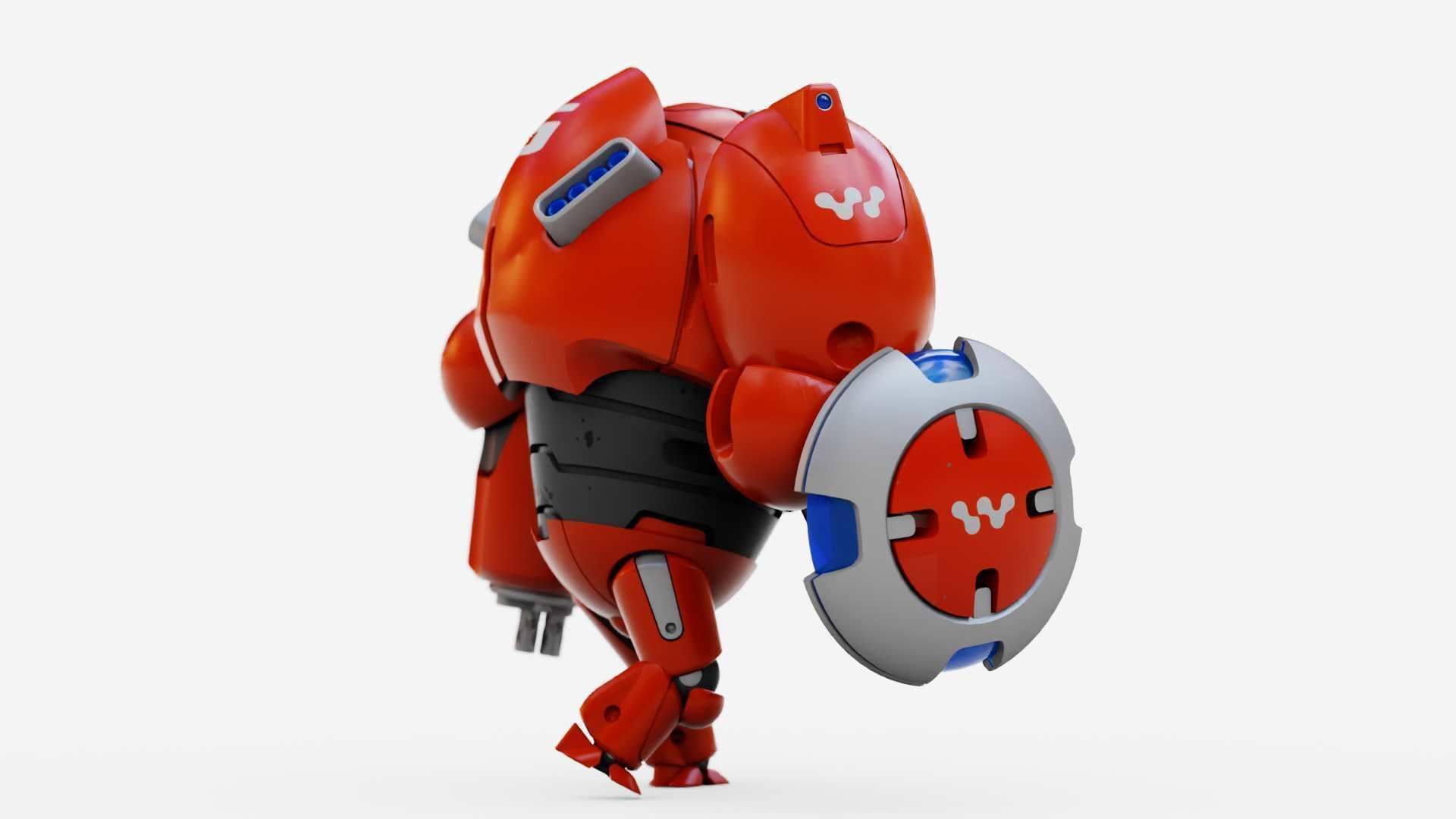 BATTLE DROID OMNIOUS-B  RIGGED 3D model_25