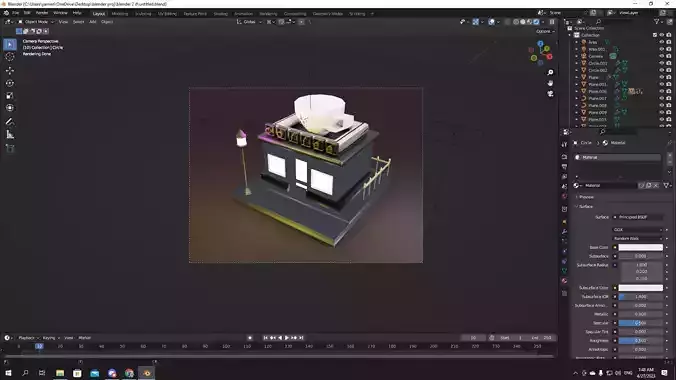 side coffee building