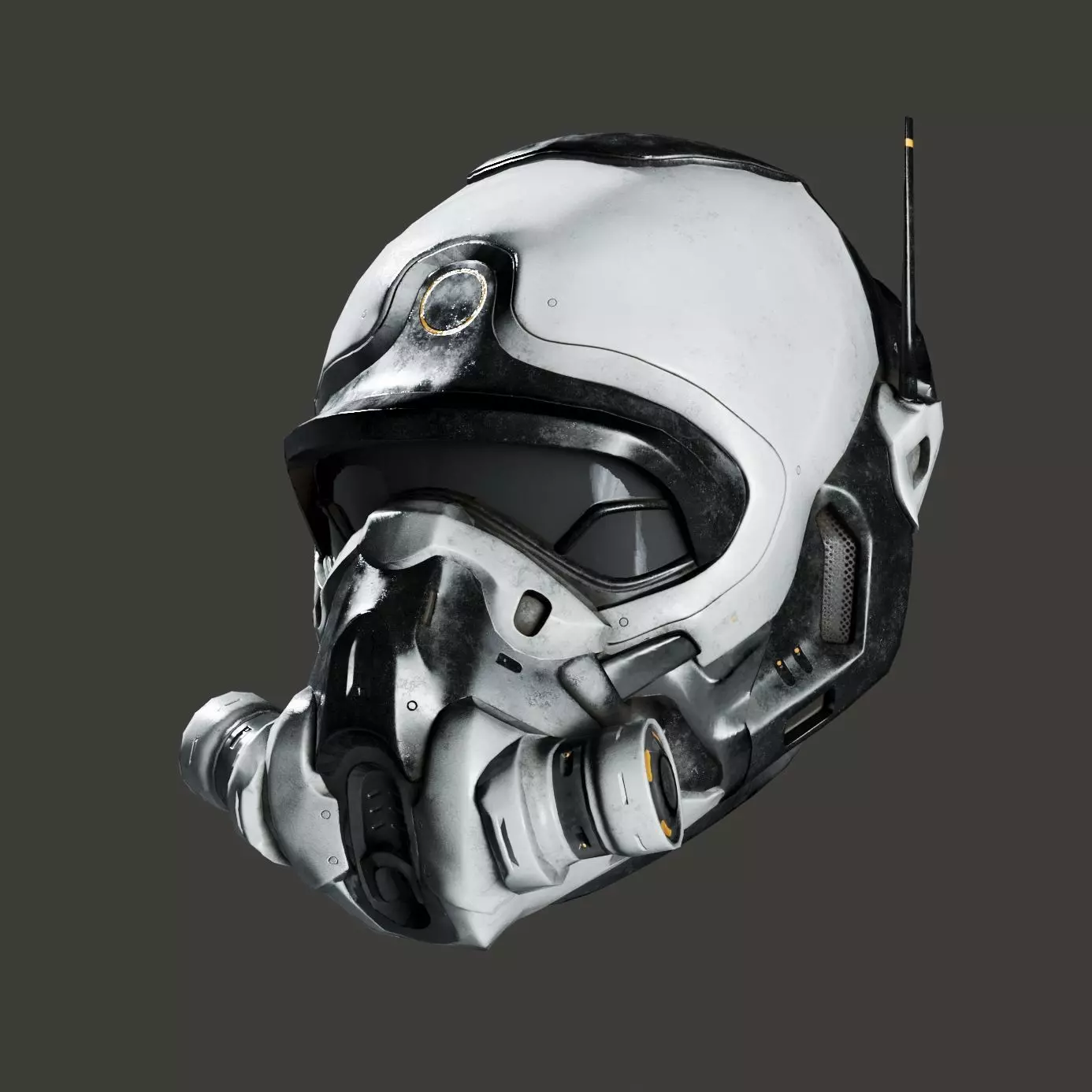 SciFi Helmet ver4 Low-poly 3D model_0