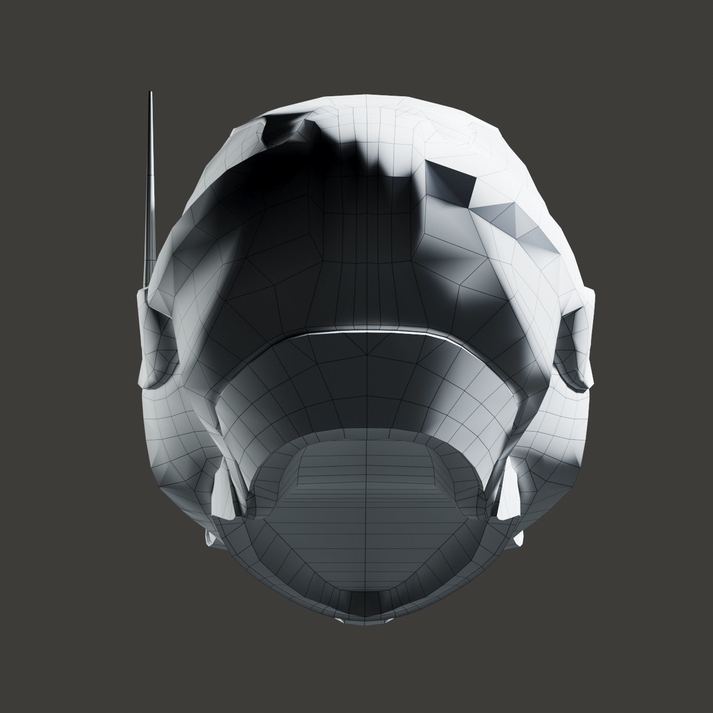 SciFi Helmet ver4 Low-poly 3D model_9