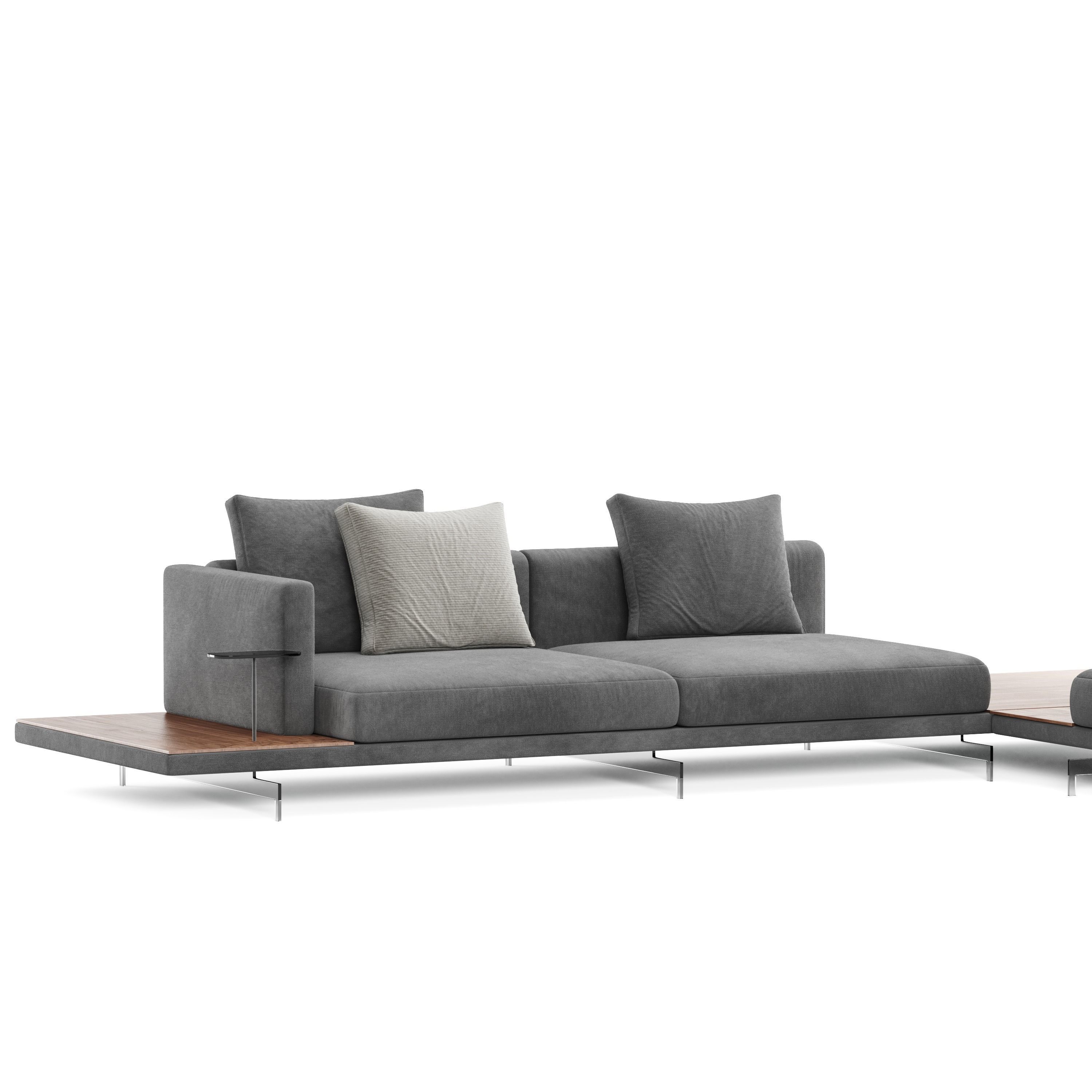 Sofa B B italia Dock model 01 3D model_7
