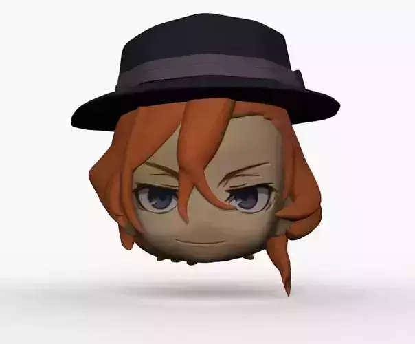 NENDO CHUUYA HEAD AND FACEPLATES 3D print model
