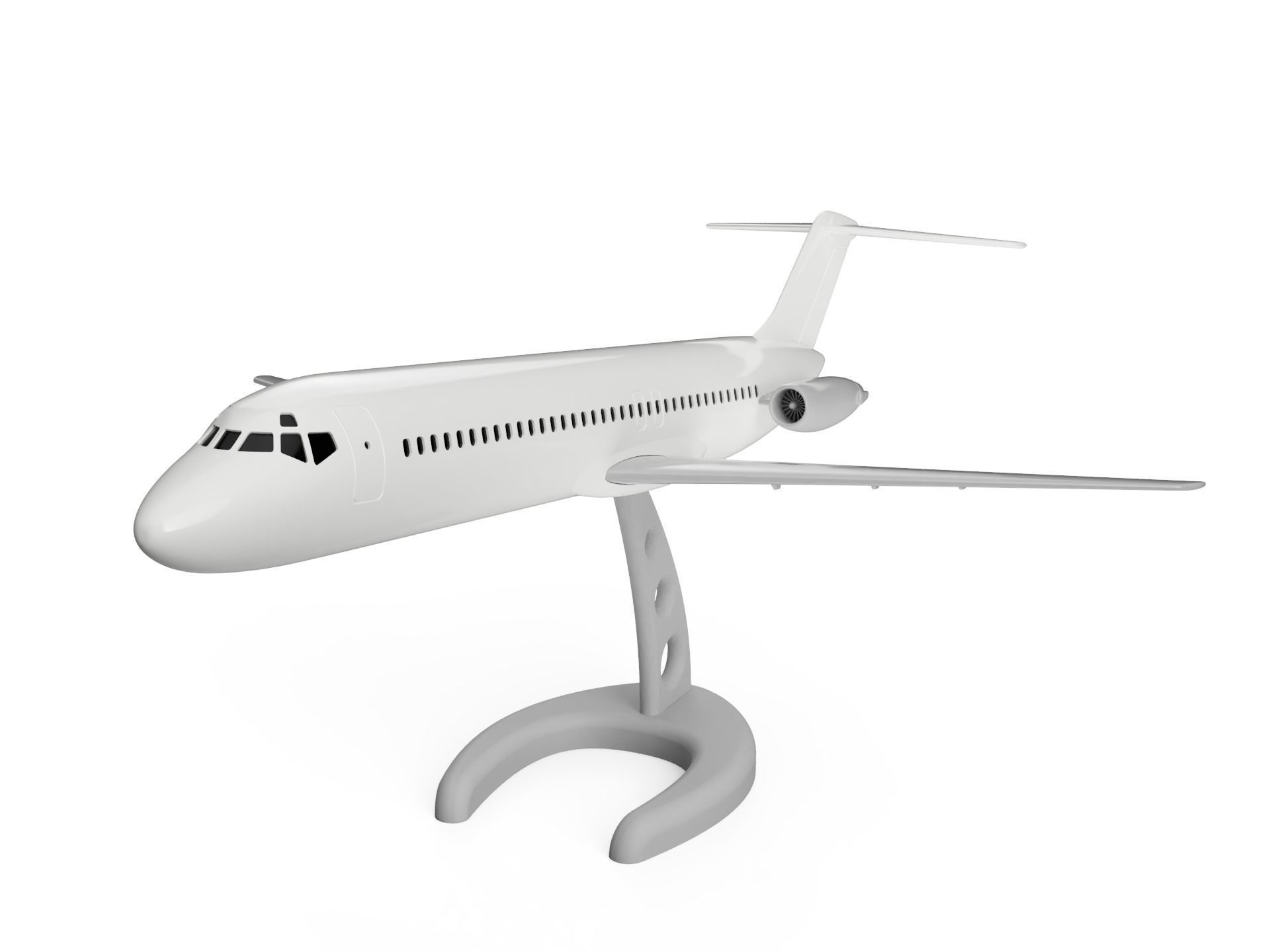 McDonnell Douglas DC-9 3D print model_1