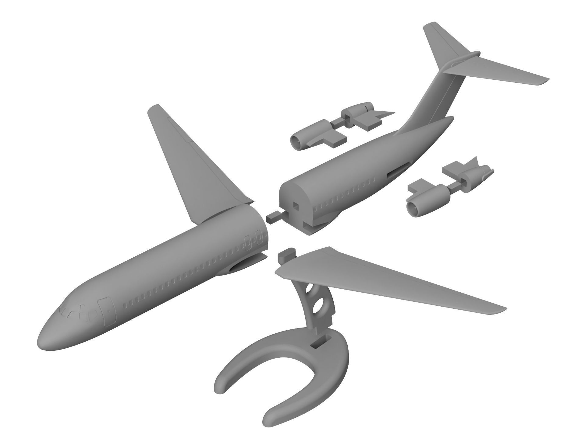 McDonnell Douglas DC-9 3D print model_3