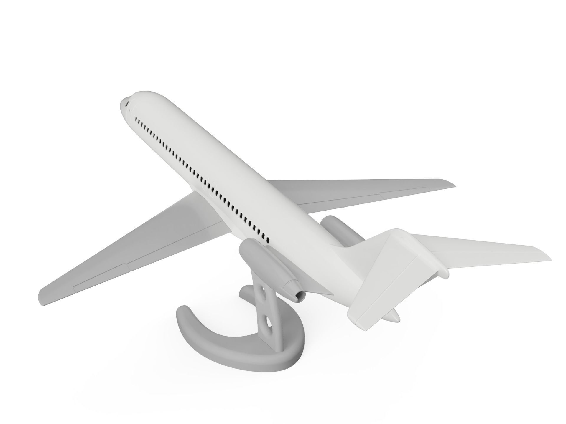 McDonnell Douglas DC-9 3D print model_2