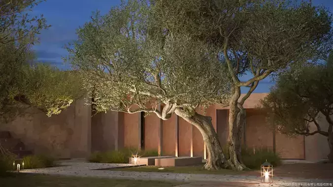 Maxtree Plant Models Vol 113 - Mesh