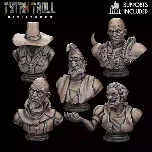 Curse of Strahd - Bust Pack 02 - Pre-Supported