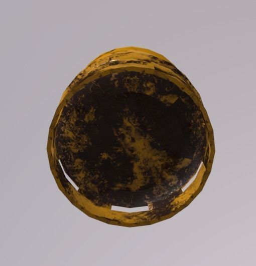 Gaz Canister Low-poly 3D model_5