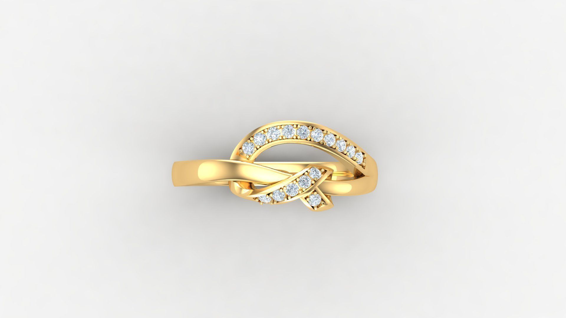 Solitaire Diamond Ring Version 3 SLT 142 3D print model_5