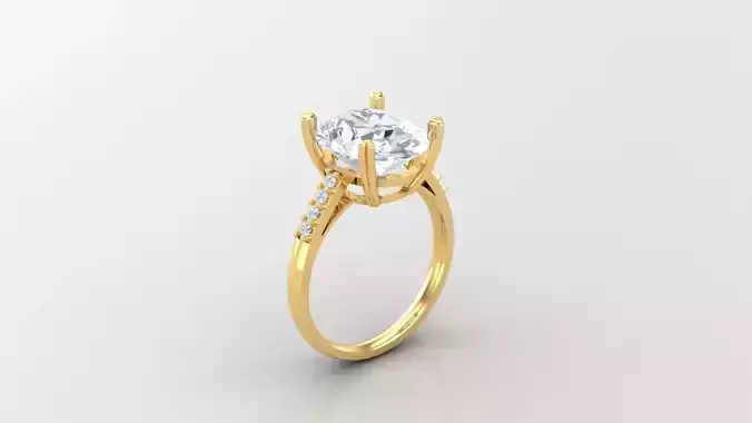 Solitaire Diamond Ring Version 3 SLT 141