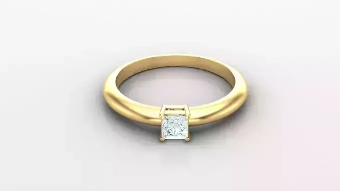 Solitaire Diamond Ring Version 3 SLT 132