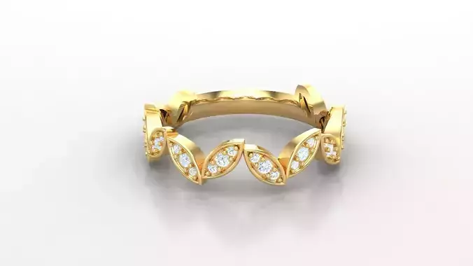 Solitaire Diamond Ring Version 3 SLT 131 3D print model
