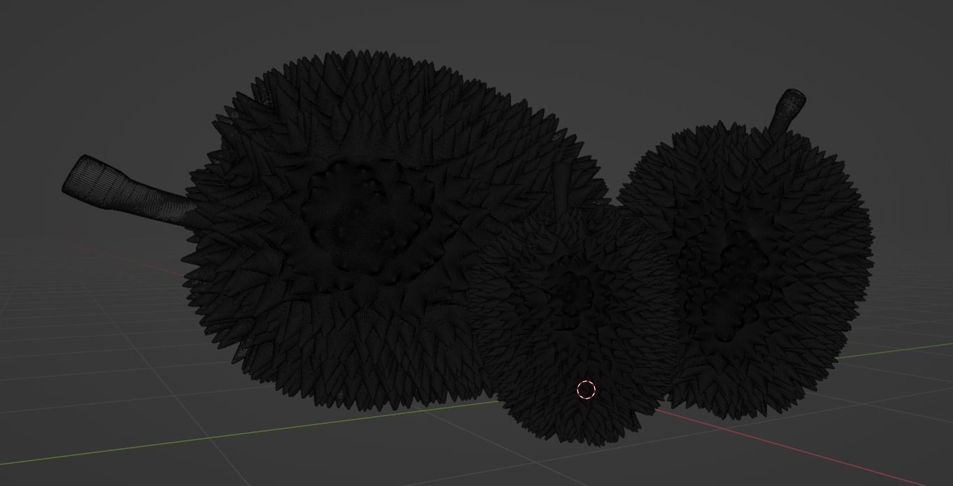 Durian New Version 3D model_8