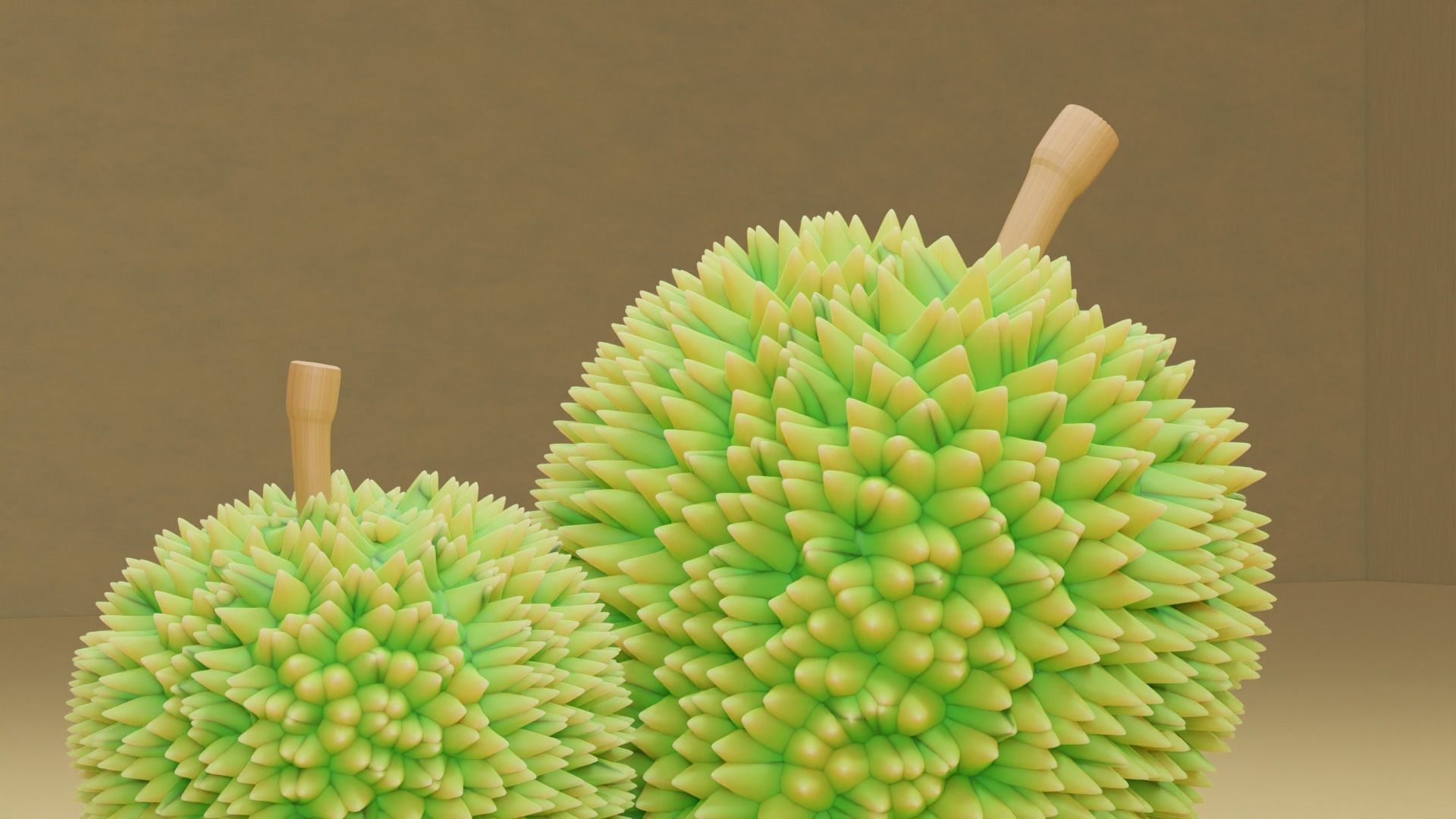 Durian New Version 3D model_2