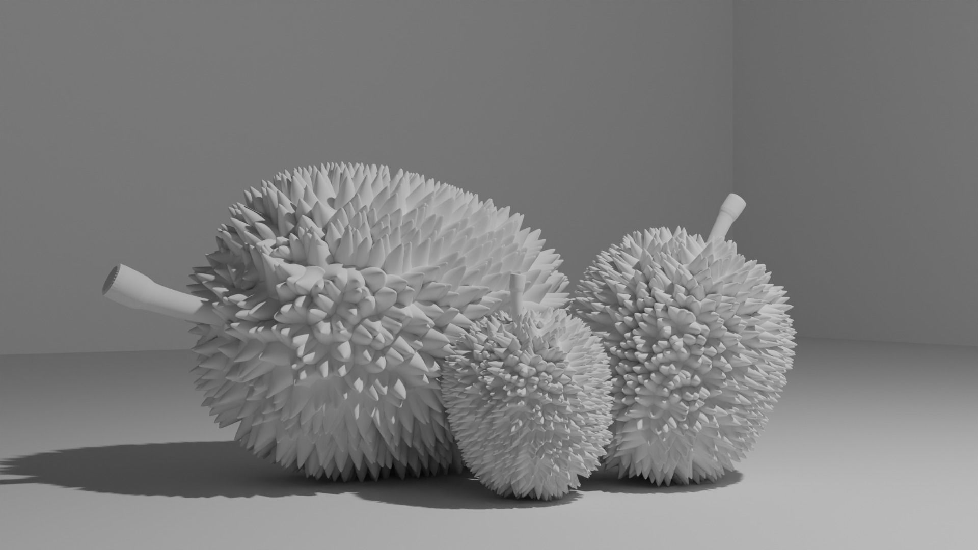 Durian New Version 3D model_7