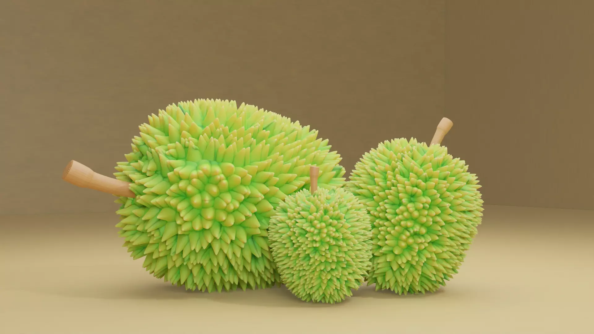 Durian New Version 3D model_0