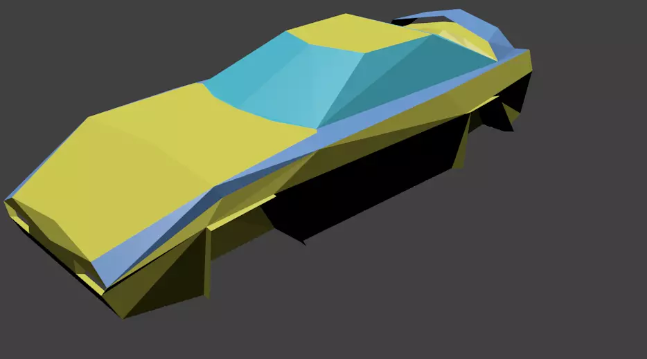 Need for Madness Toyota Supra Low-poly 3D model