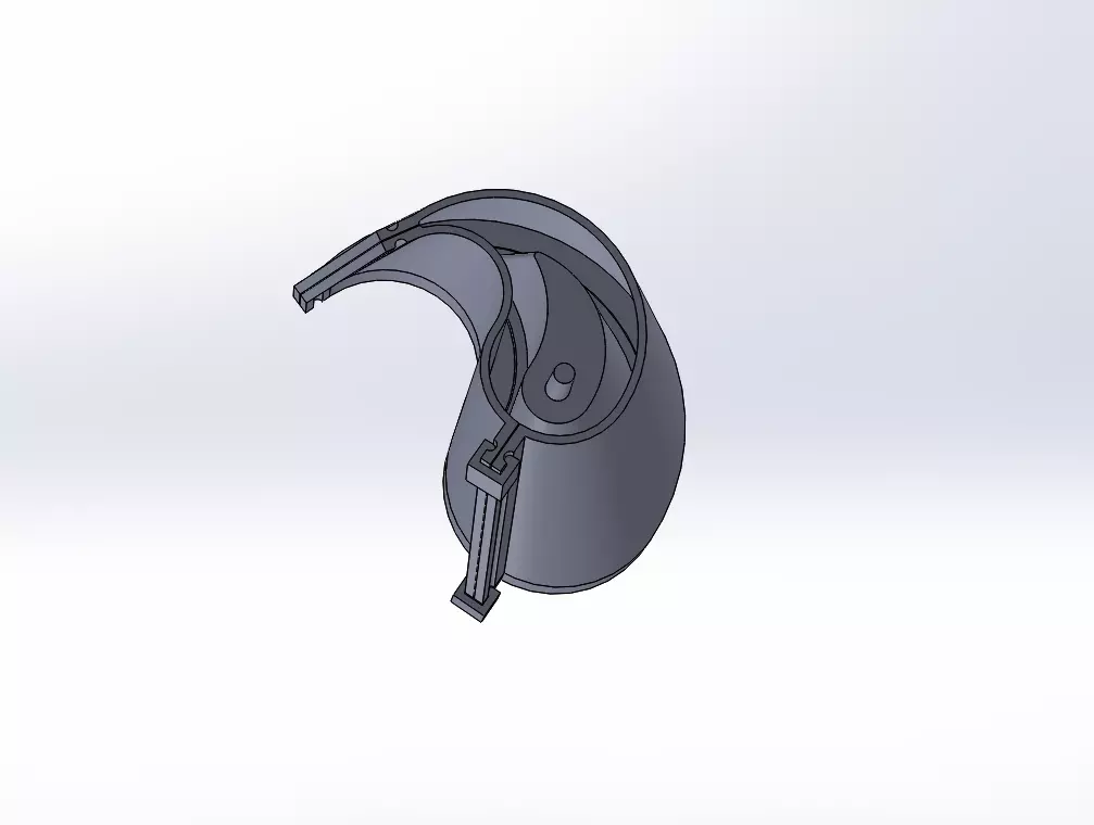 flowerpot type Yin Yang Molde para maceta 3D print model