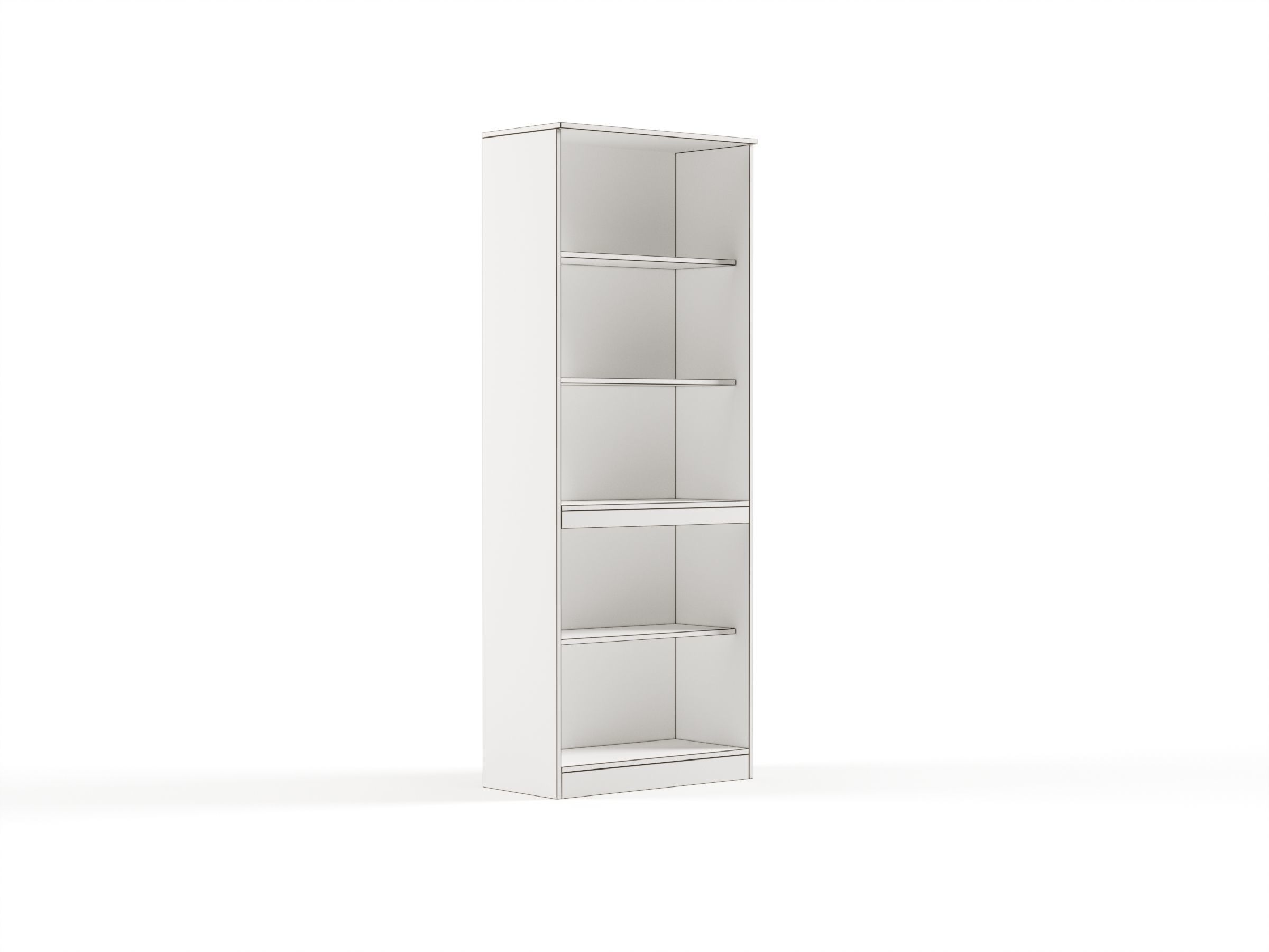Modern Office High Cabinet File 2 For Staff  Free 3D model_5
