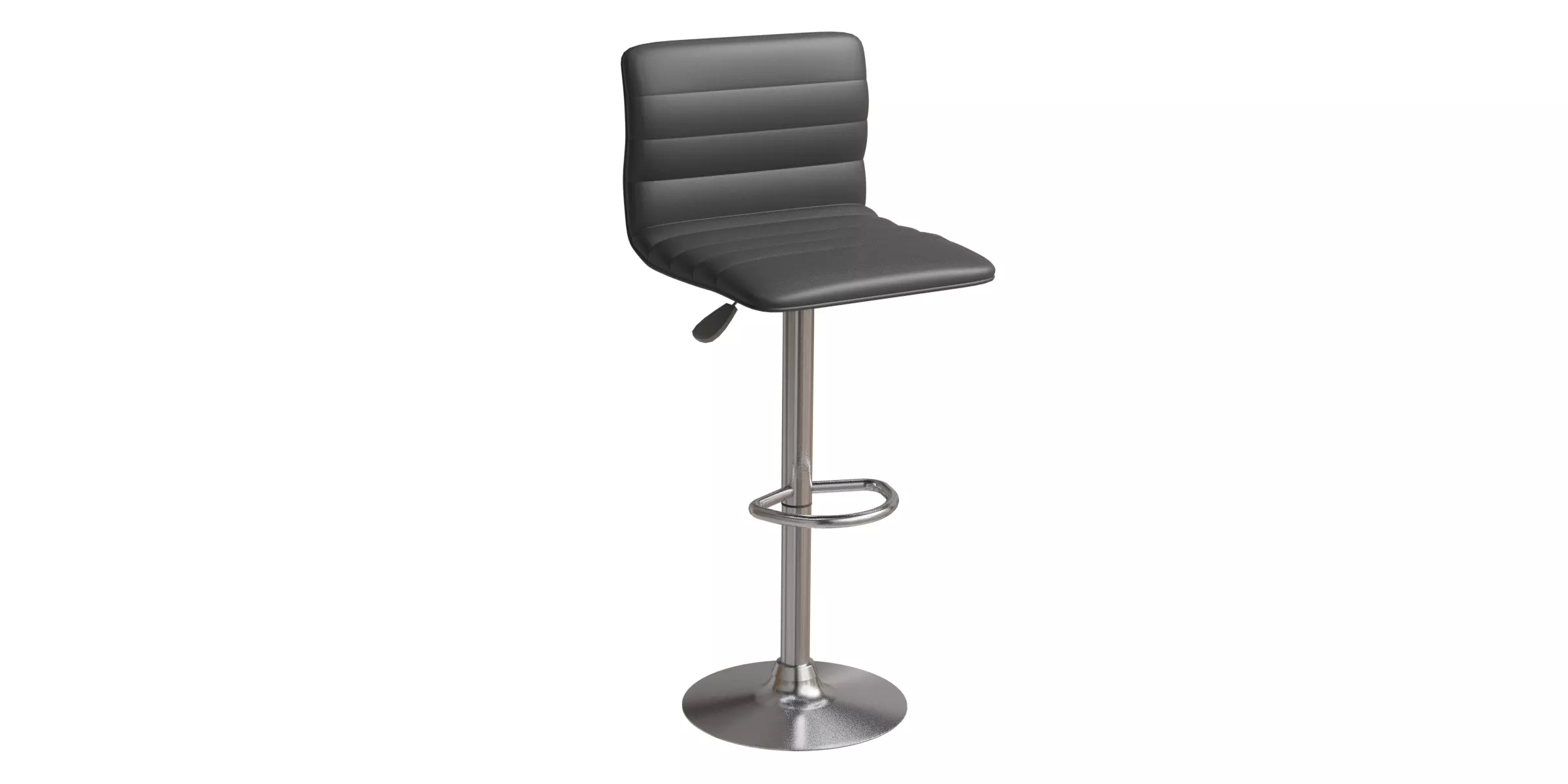 Lamita Swivel Bar Stool Low-poly 3D model_0