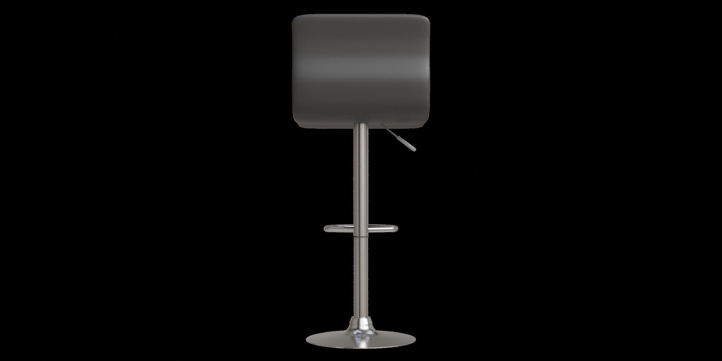 Lamita Swivel Bar Stool Low-poly 3D model_6
