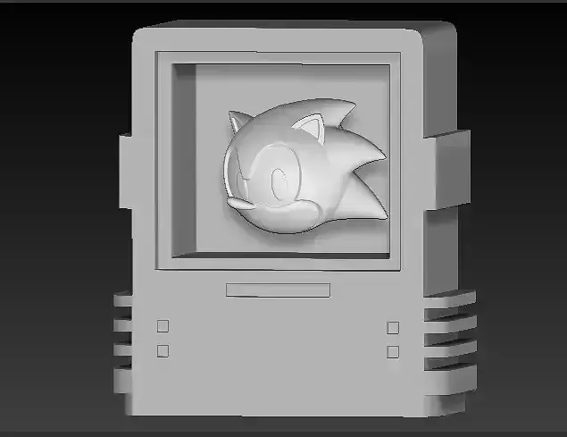 Sonic Item Box and Gift Keychain - 3D Print 3D print model