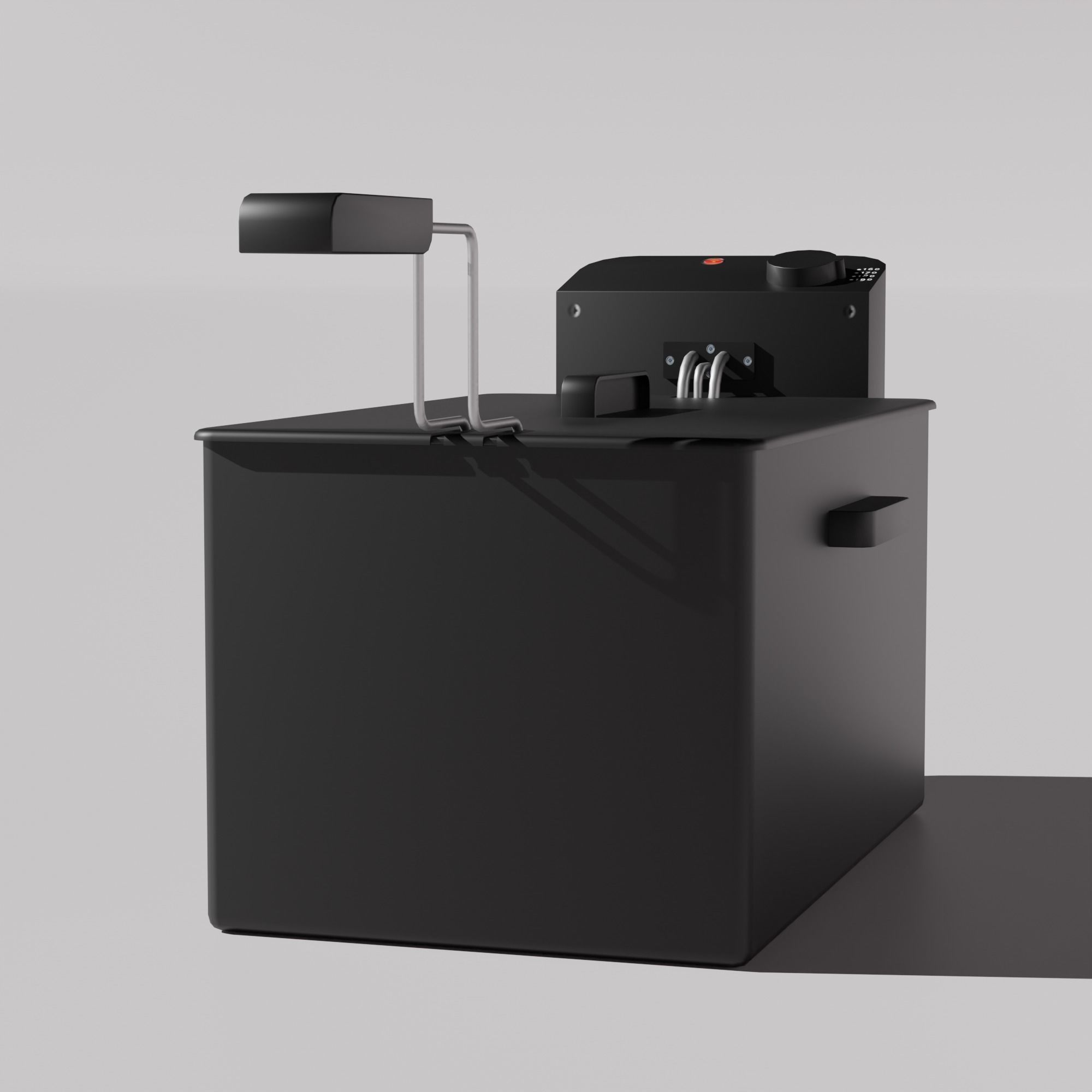 Frying Pan Low-poly 3D model_6