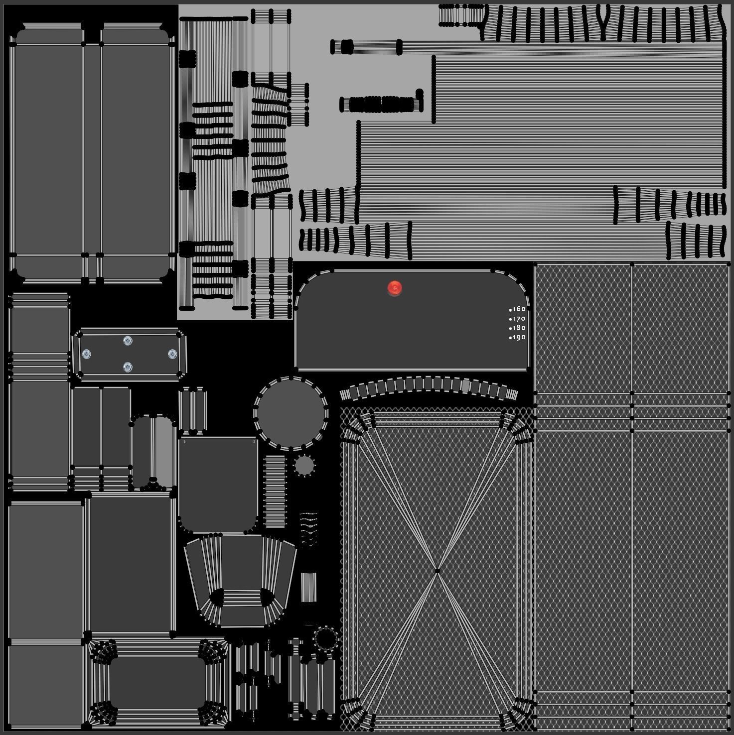 Frying Pan Low-poly 3D model_9