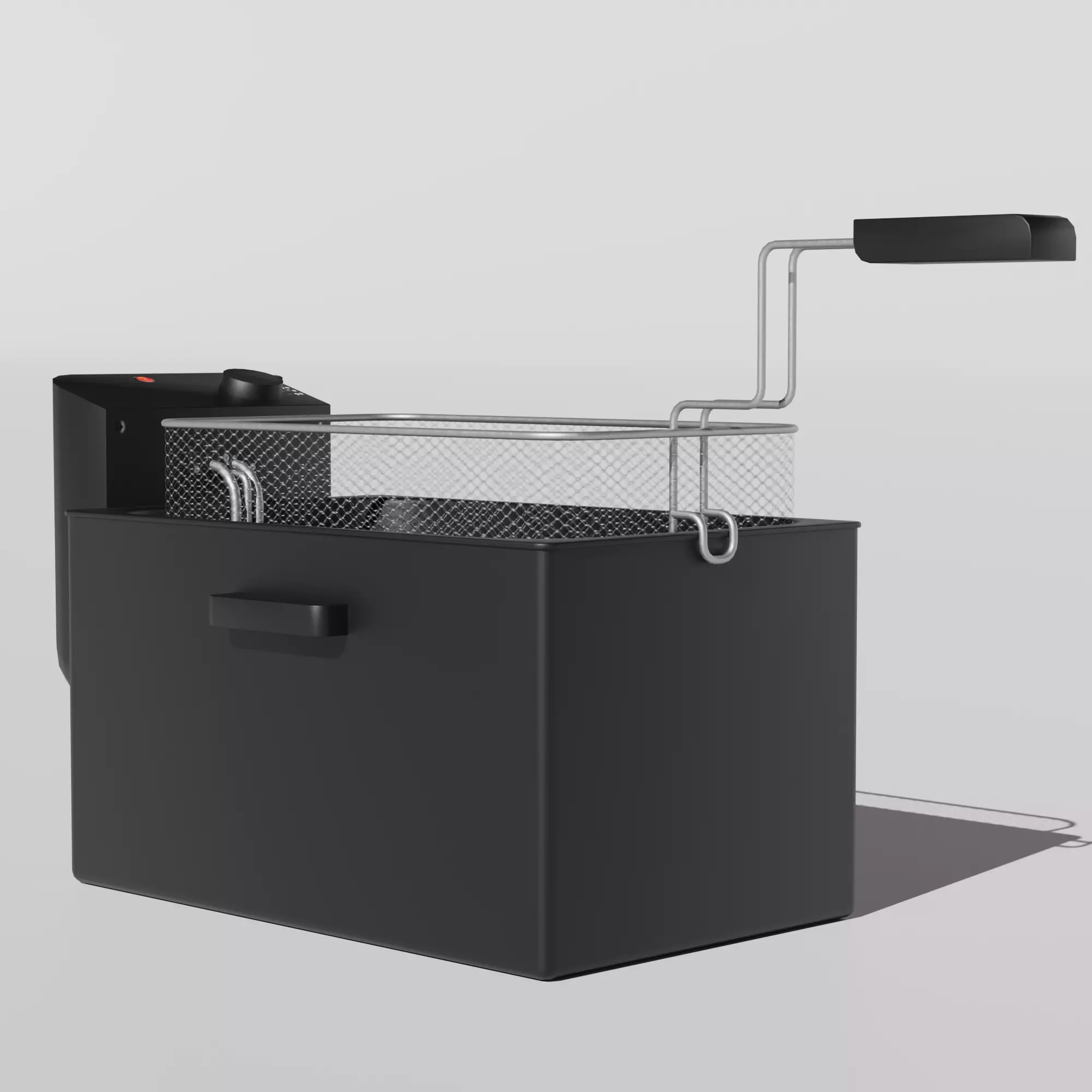 Frying Pan Low-poly 3D model_0