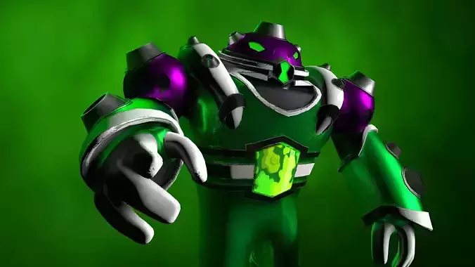 Ben 10 - GUTROT Low-poly 3D model