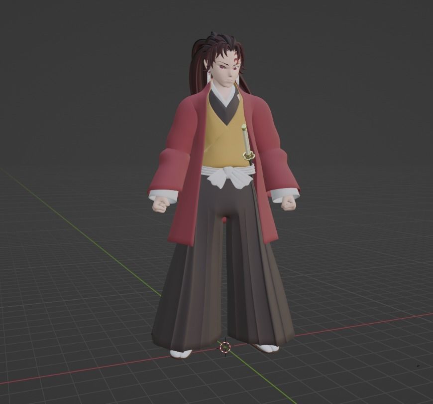 Yoriichi - Demon Slayer 3D model_6