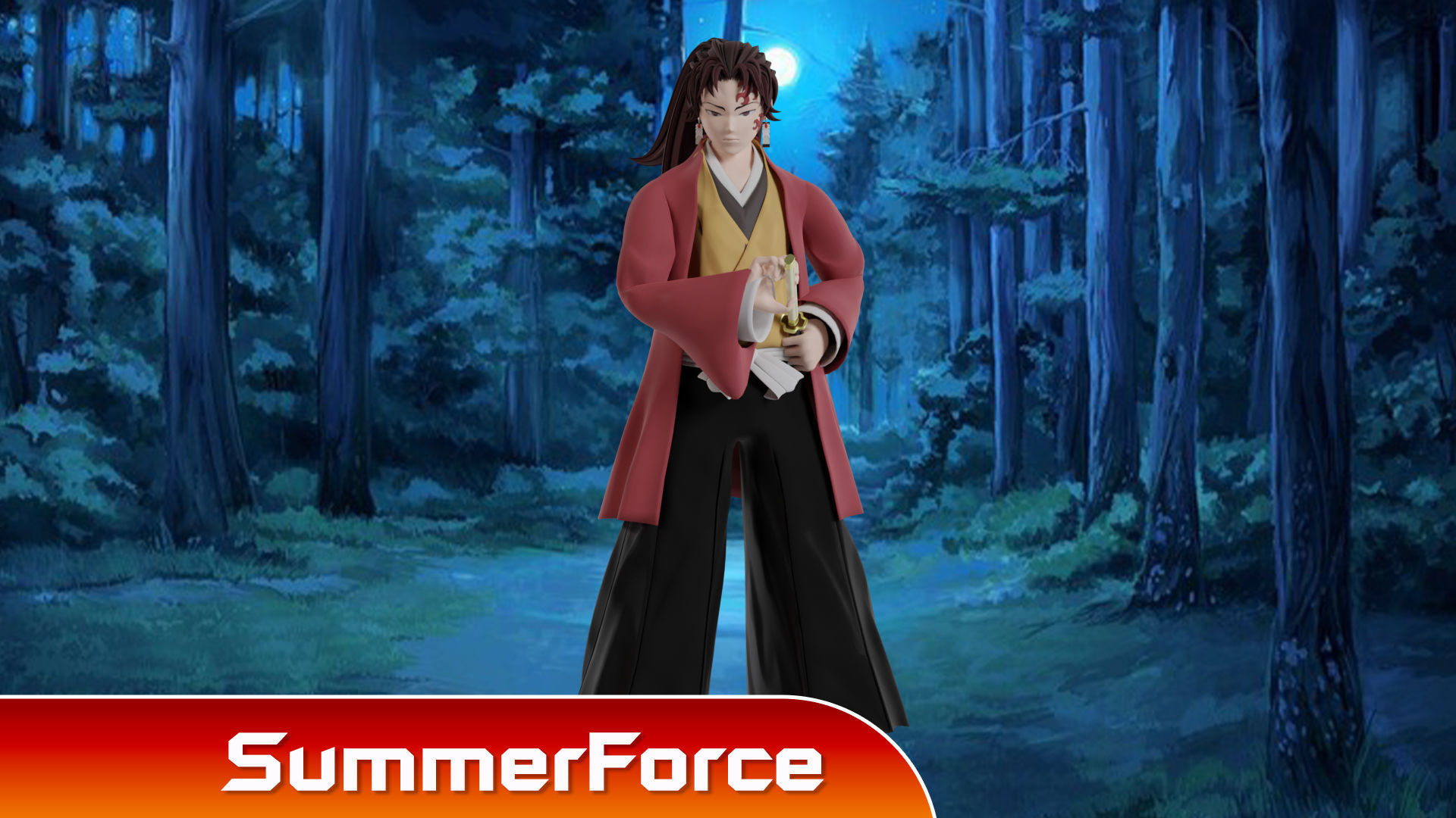 Yoriichi - Demon Slayer 3D model_2