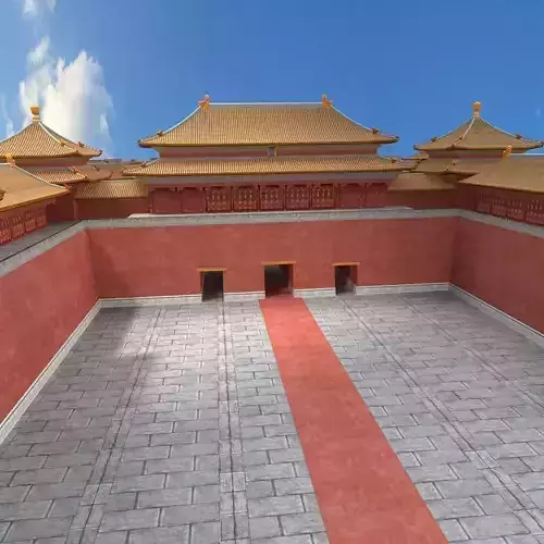  Chinese forbidden city  ancient building 