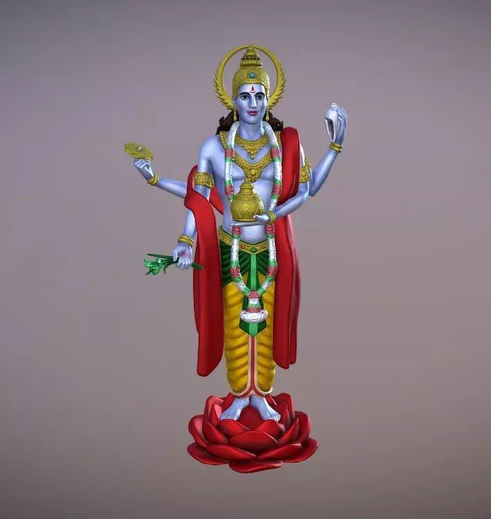 Salvia Dhanvantari Statue for 3D print 3D print model