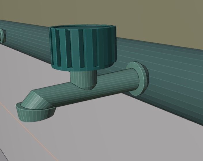 3D masjid Low-poly 3D model_12