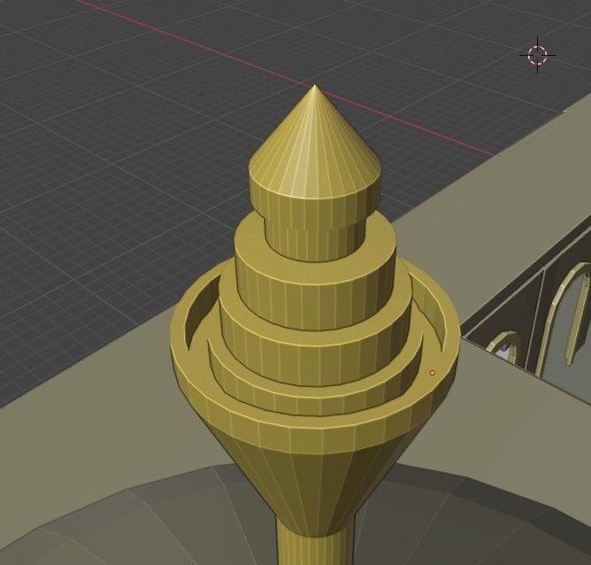 3D masjid Low-poly 3D model_18