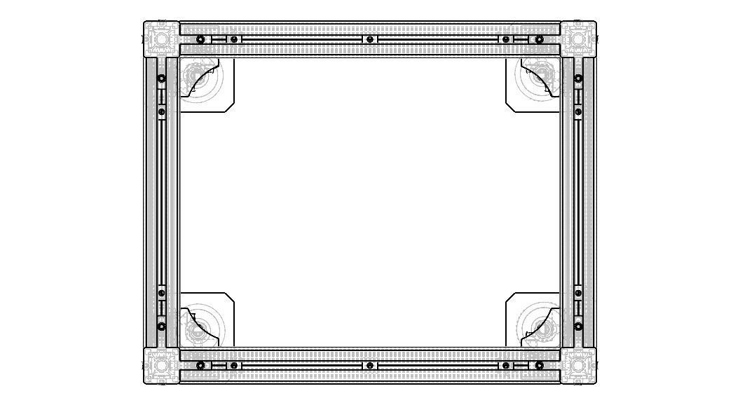 Aluminium Profile Framework WL45 3D model_8