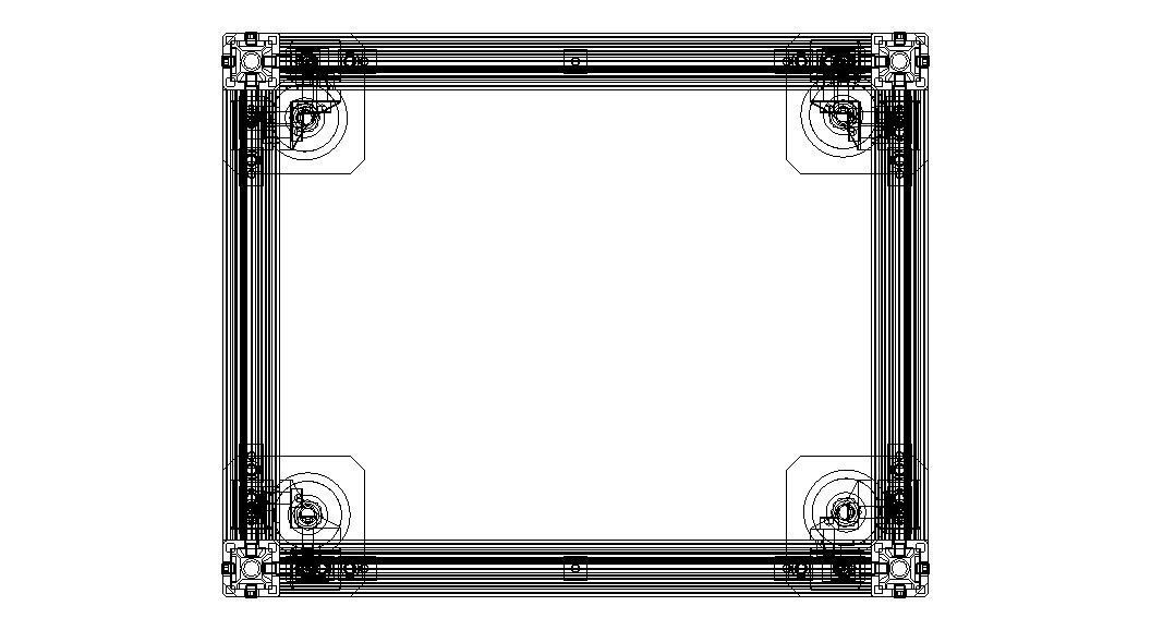 Aluminium Profile Framework WL45 3D model_9