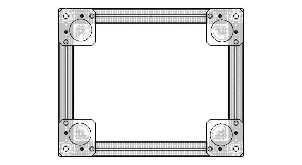 Aluminium Profile Framework WL45 3D model_11