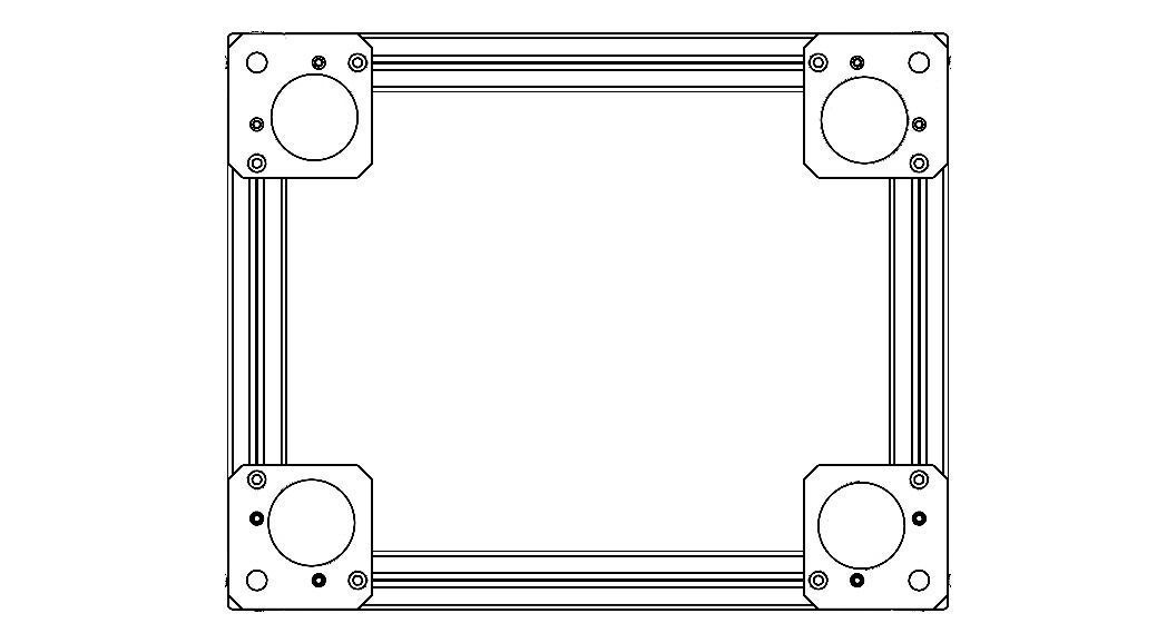 Aluminium Profile Framework WL45 3D model_10