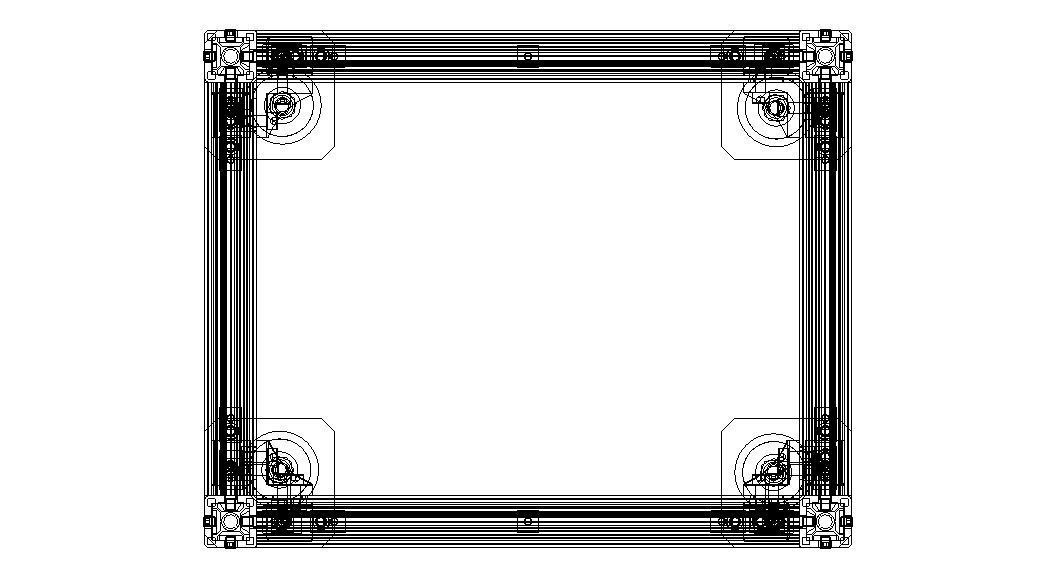 Aluminium Profile Framework WL45 3D model_12