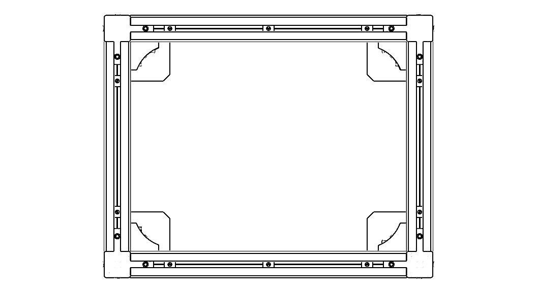 Aluminium Profile Framework WL45 3D model_7