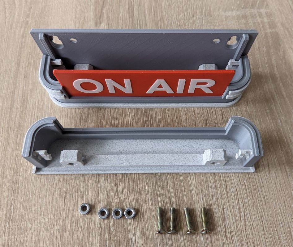 Printable Vintage On Air Sign 3D print model_16