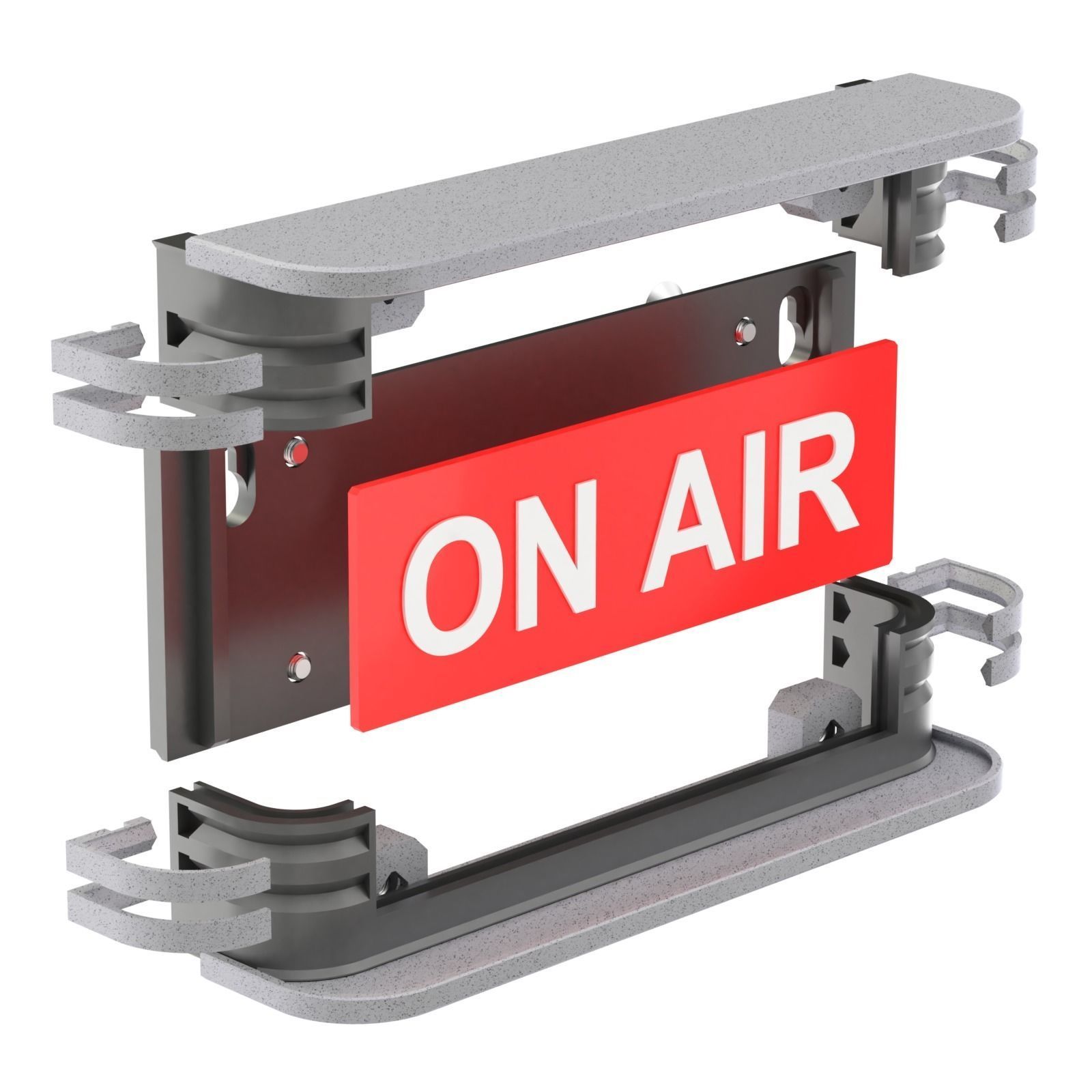 Printable Vintage On Air Sign 3D print model_5