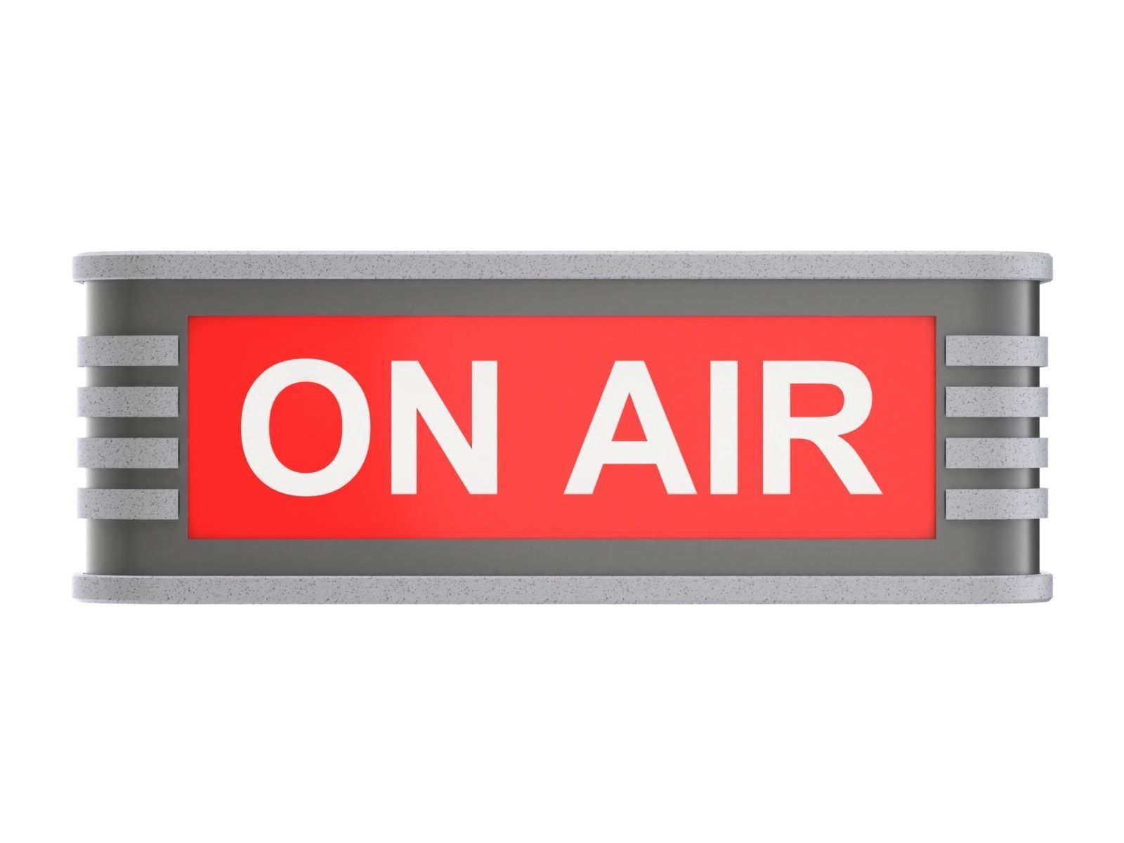 Printable Vintage On Air Sign 3D print model_11