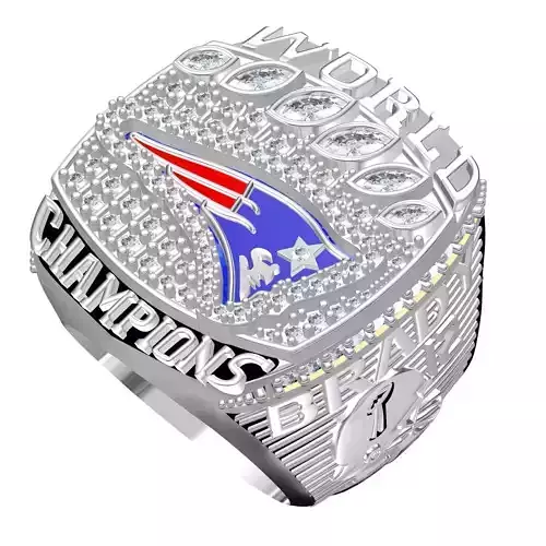 Brady Super Bowl Championship Ring 3D print model