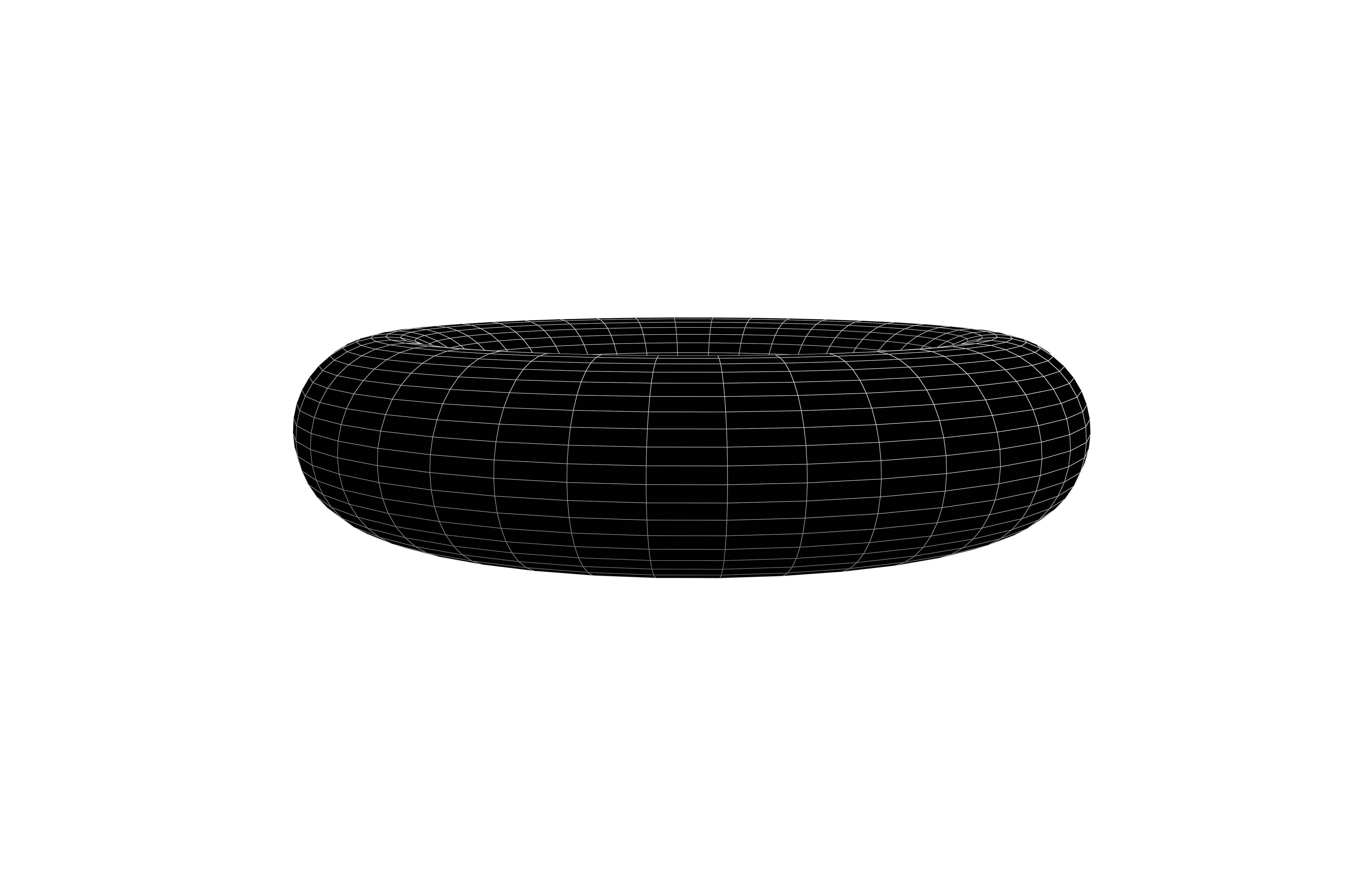 Torus Geometric V1 001 Low-poly 3D model_5